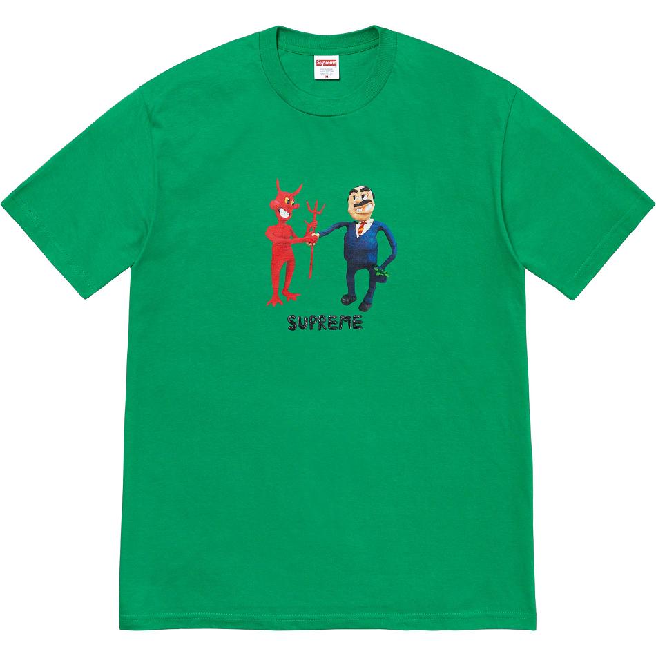 Green Supreme Business Tee T Shirts | Supreme 417GL